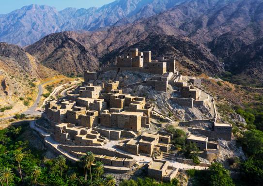 Balade dans le "village de marbre" de l'Asir