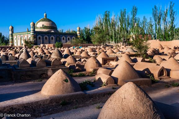 Trek vers le mausonée d'Abakh Khoja dans la région de Kashgar