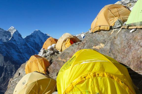 Ascension de l'Ama Dablam et camp d'ascension