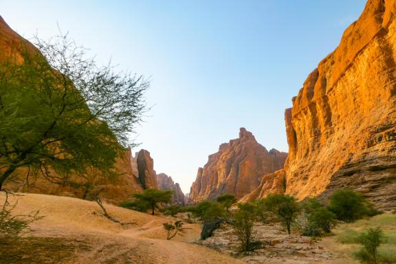 Trekking dans le canyon de Kaylé dans l'Ennedi