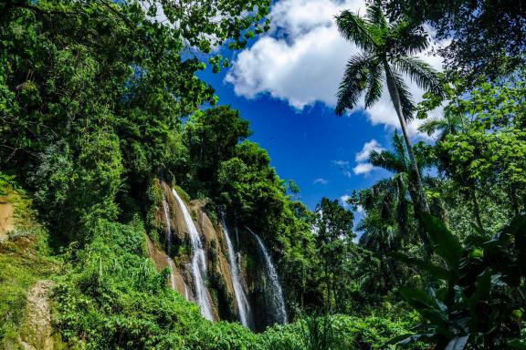Randonnès aux cascades parco cordina à Cuba