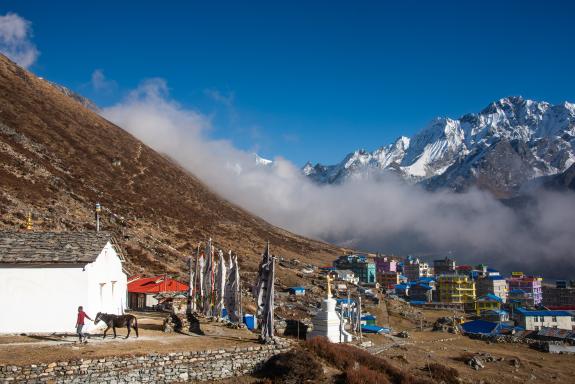 Nepal, Langtang trek, Kyanjin Gompa