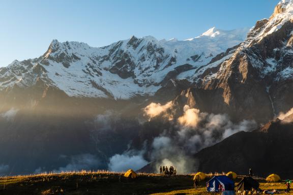 Toni Hagen trail  dans la région des Annapurna au Népal