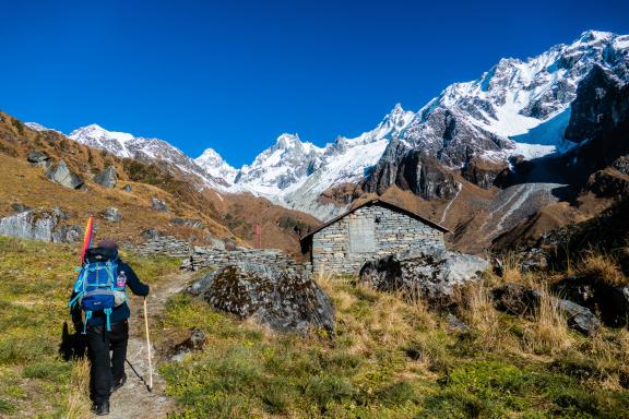 Toni Hagen trail  dans la région des Annapurna au Népal