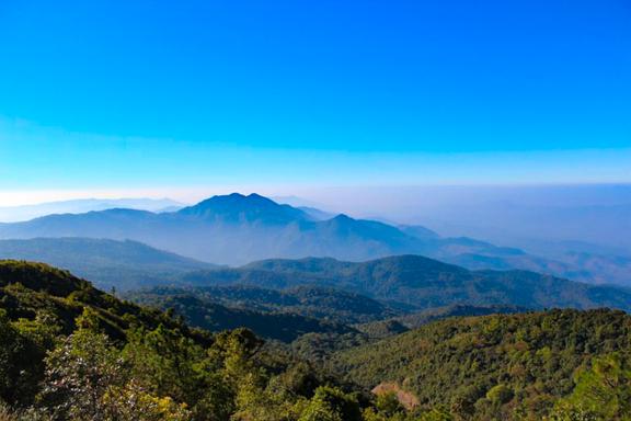 Montagnes proches de Chiang Mai
