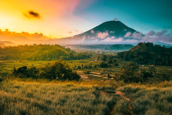 Voyage et paysages de bali en Indonésie