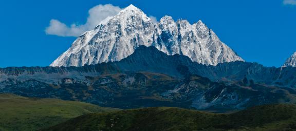 Monastère de Manijiago près de Tagong dans la région du Kham au Tibet oriental en Chine