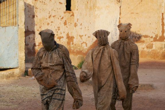 Masques Senoufo en Côte d'Ivoire (Khorogo)