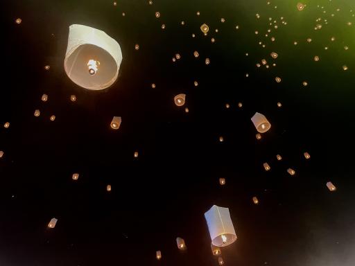 Voyages et fête des lumières à Sukhotaï