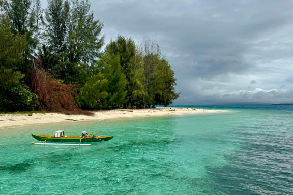Découverte d'une petite ile à travers l'archipel des Moluques
