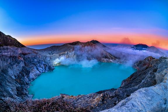 Randonnée au Kawah Ijen à Java est