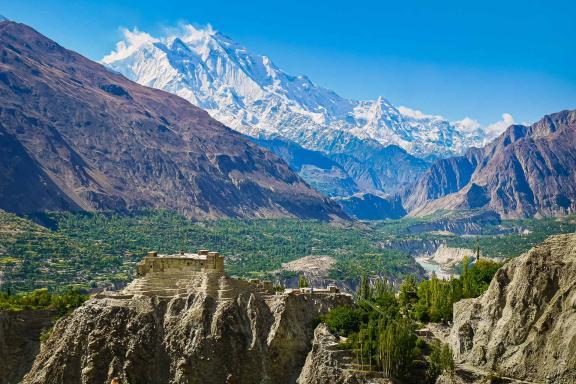 Fort Baltit karimabad Rakaposhi au Pakistan