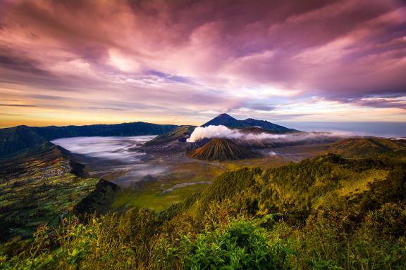 Randonnée au Mont Bromo en Indonésie
